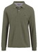 Fynch-Hatton Longsleeve Premium Supima Cotton Polo Donker Khaki