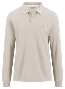 Fynch-Hatton Longsleeve Premium Supima Cotton Polo New Off White
