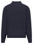 Fynch-Hatton Longsleeve Slub Cotton Polo Navy