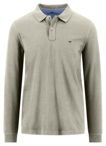 Fynch-Hatton Longsleeve Solid Color Premium Cotton Poloshirt Clay