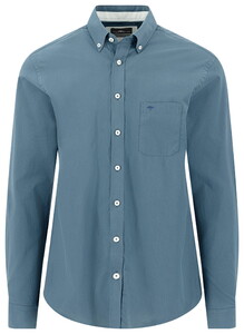 Fynch-Hatton Micro Stripe Poplin Shirt Air Blue