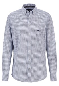 Fynch-Hatton Mini Abstract Pattern Button Down Overhemd Night