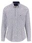 Fynch-Hatton Mini Allover Geometric Pattern Button-Down Overhemd Deep Merlot-Blue