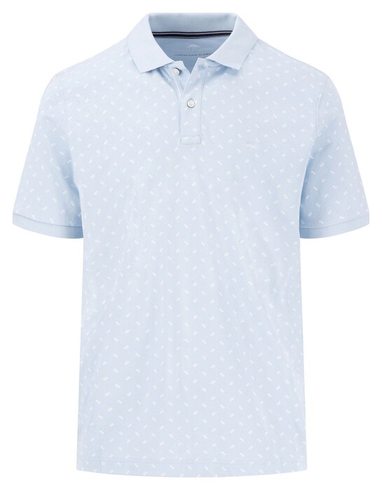 Fynch-Hatton Mini Allover Pattern Polo Summer Breeze