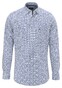 Fynch-Hatton Mini Flower Mix Button-Down Shirt Strong Blue