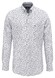 Fynch-Hatton Mini Flower Pattern Button-Down Overhemd Berry-Blue