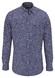 Fynch-Hatton Mini Flower Pattern Button-Down Overhemd Navy-Multi