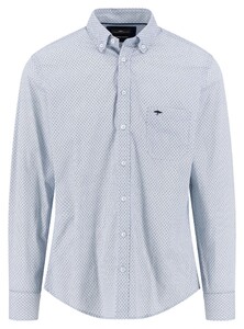 Fynch-Hatton Mini Graphic Geometric Flower Pattern Shirt Summer Breeze