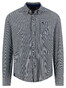 Fynch-Hatton Mini Houndstooth Check Overhemd Dark Ivy