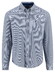 Fynch-Hatton Mini Houndstooth Check Shirt Navy