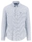 Fynch-Hatton Mini Wave Allover Pattern Overhemd Fern-Blue