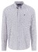 Fynch-Hatton Mini Wave Allover Pattern Shirt Peach-Blue