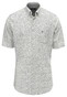 Fynch-Hatton Minimal Flower Pattern Button-Down Overhemd Horizon