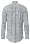 Fynch-Hatton Minimal Flower Pattern Button-Down Overhemd Turf Green