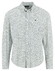 Fynch-Hatton Minimal Flower Pattern Overhemd Avocado