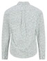 Fynch-Hatton Minimal Flower Pattern Overhemd Avocado