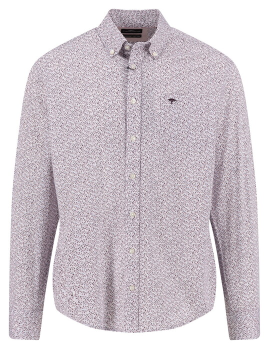 Fynch-Hatton Minimal Flower Pattern Shirt Magnolia