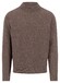 Fynch-Hatton Mock-Neck Cashmere Subtle Mélange Trui Dark Chocolate