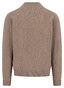 Fynch-Hatton Mock-Neck Cashmere Subtle Mélange Trui Light Taupe
