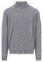Fynch-Hatton Mock-Neck Cashmere Subtle Mélange Trui Steel