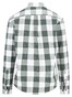 Fynch-Hatton Modern Flanel Check Kent Collar Overhemd Dark Ivy