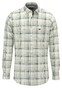 Fynch-Hatton Modern Multi Check Mix Button Down Overhemd Winter White