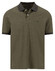 Fynch-Hatton Modern Premium Cotton Subtle Details Polo Donker Khaki