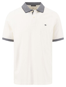 Fynch-Hatton Modern Premium Cotton Subtle Details Polo New Off White