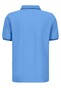 Fynch-Hatton Modern Subtle Contrast Soft Supima Cotton Pique Poloshirt Bright Ocean