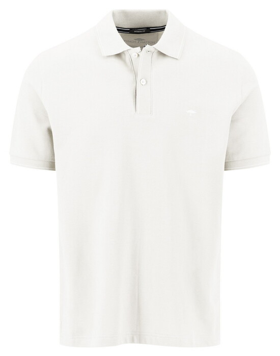 Fynch-Hatton Modern Uni Color Premium Cotton Polo New Off White
