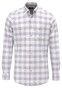 Fynch-Hatton Multi Check Slub Cotton Overhemd Magnolia
