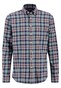 Fynch-Hatton Multi Checks Button Down Overhemd Pale Berry