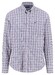 Fynch-Hatton Multi Combi Check Button-Down Overhemd Deep Merlot-Blue