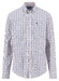 Fynch-Hatton Multi Combi Check Button-Down Shirt Peach-Blue