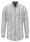 Fynch-Hatton Multi Stripe Button-Down Oxford Overhemd Avocado