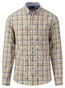 Fynch-Hatton Multicolor Check Button Down Overhemd Leaf Green-Multi