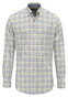 Fynch-Hatton Multicolor Check Washed Oxford Overhemd Pear-Multi