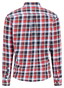 Fynch-Hatton Multicolor Fine Flanel Check Button-Down Overhemd Garnet Red-Blue