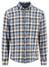 Fynch-Hatton Multicolor Fine Flanel Check Button-Down Overhemd Zand-Blauw