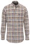 Fynch-Hatton Multicolor Flanel Check Button-Down Overhemd Winter White-Multi