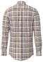 Fynch-Hatton Multicolor Flanel Check Button-Down Overhemd Winter White-Multi