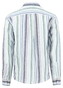 Fynch-Hatton Multicolor Linnen Stripe Overhemd Mint-Blue