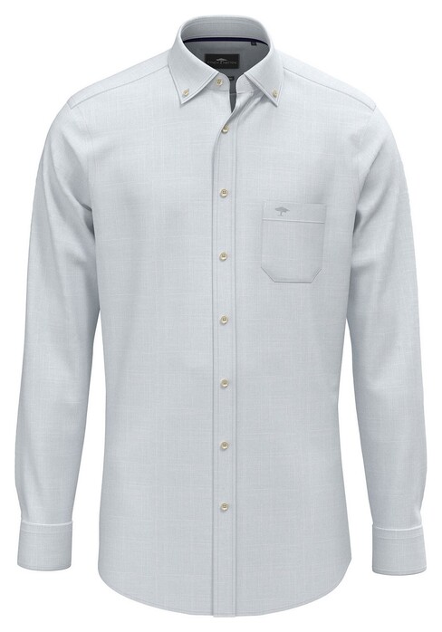 Fynch-Hatton New Slub Subtle Structure Pattern Overhemd Summer Breeze