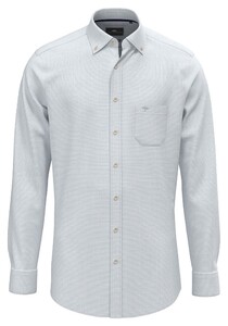Fynch-Hatton New Slub Subtle Structure Pattern Shirt Summer Breeze