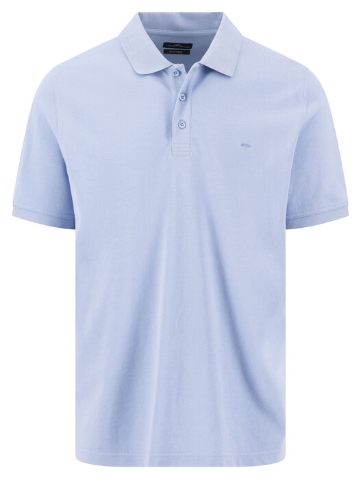 Fynch-Hatton New Solid Piqué 2-Ply Cotton Polo New Breeze