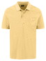 Fynch-Hatton New Solid Piqué 2-Ply Cotton Polo Pale Yellow