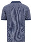 Fynch-Hatton No Buttons Slub Cotton Stripe Polo Marine