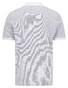 Fynch-Hatton No Buttons Slub Cotton Stripe Polo Wit