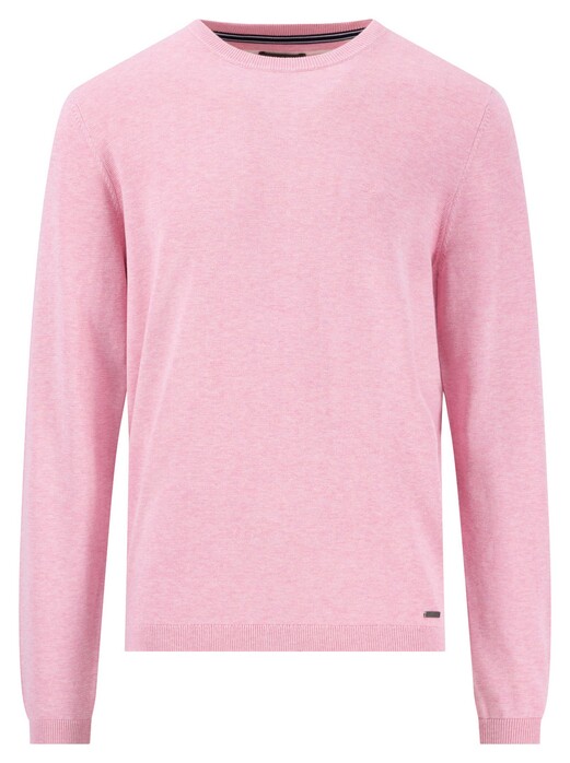 Fynch-Hatton O-Neck Air Cotton Trui Peony