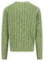 Fynch-Hatton O-Neck Cable Knit Trui Avocado
